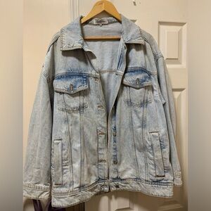 WeWoreWhat Oversized Denim Jacket